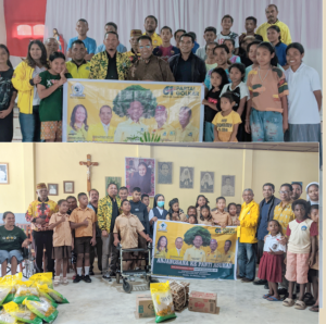 Rayakan HUT ke-61, Partai Golkar Manggarai Tebar Kasih di Panti Asuhan