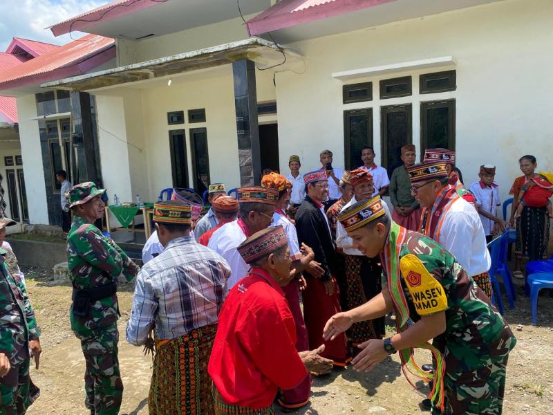 Tim Wasev TMMD ke-126 Tinjau RTLH di Desa Barang, Kodim 1612/Manggarai Tegaskan Komitmen Dukung Kema