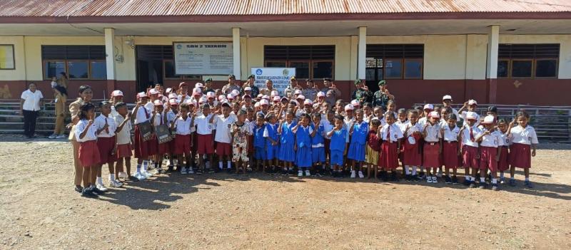 Siswa di Perbatasan NKRI-RDTL Perkuat Literasi saat Memperingati Hari Sumpah Pemuda