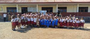 Siswa di Perbatasan NKRI-RDTL Perkuat Literasi saat Memperingati Hari Sumpah Pemuda