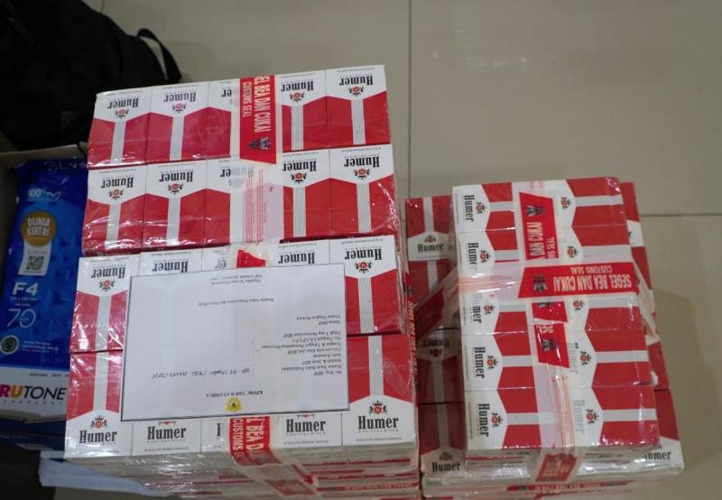 28.640 Batang Rokok Ilegal Hummer Diamankan Bea Cukai di Kefamenanu