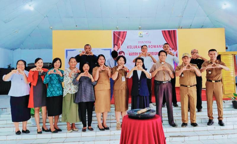 Kelurahan Rowang Resmi Dideklarasikan sebagai Kelurahan Ramah Anak Bermigrasi Pertama di Manggarai
