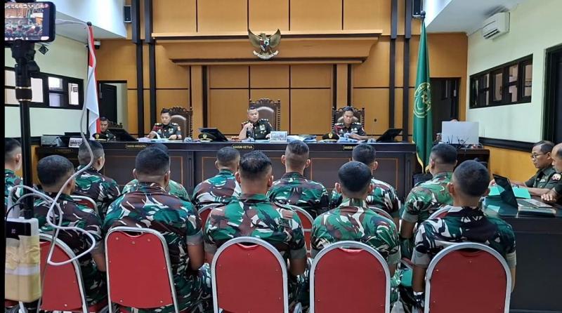  Hari Ini Sidang Tuntutan untuk 17 dari 22 Terdakwa Perkara Penganiayaan Prada Lucky Namo