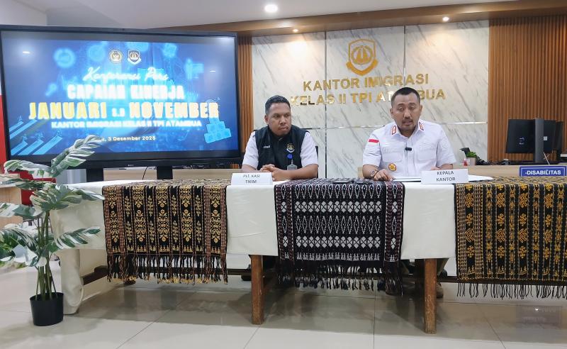 Kinerja Tahun 2025, Imigrasi Atambua PNBP Imigrasi Atambua Capai Rp 6,6 Miliar