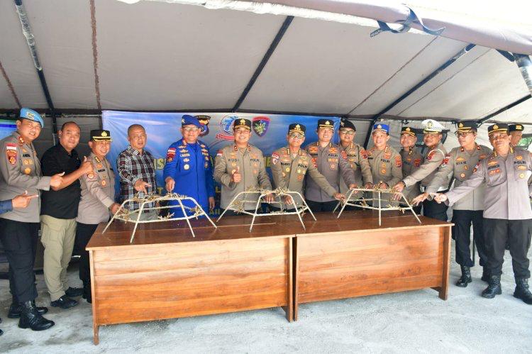 Selamatkan Ekosistem di Teluk Kupang, Dirpolairud Polda NTT Inisiasi Transplantasi Terumbu Karang