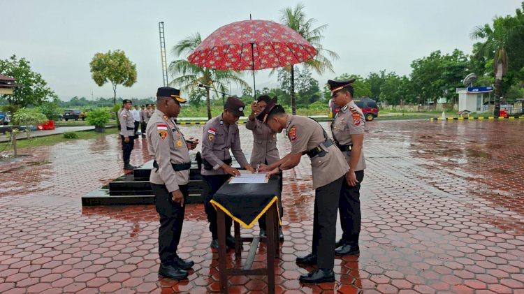 Sertijab Kapolsek Kupang Tengah & Kapolsek Takari 