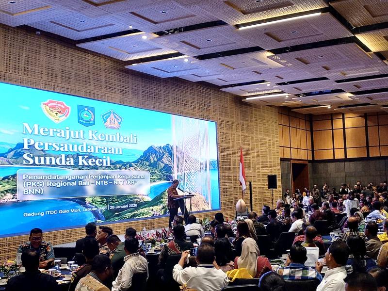 Bangkitkan Spirit Sunda Kecil, Bali, NTB, dan NTT Sepakati Kerja Sama Strategis KR-BNN