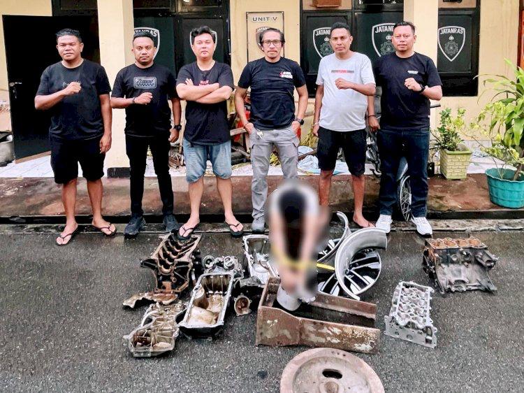 Aksi Spesialis Pencuri Sparepart Mobil Berakhir di Tangan Jatanras Polresta Kupang