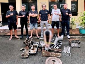 Aksi Spesialis Pencuri Sparepart Mobil Berakhir di Tangan Jatanras Polresta Kupang