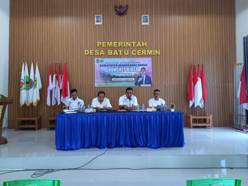 Tatap Musim 2026, PSSI Manggarai Barat Fokus pada Pembinaan Usia Dini dan Persiapan PON 2028