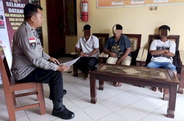 : Warga Manutapen yang tertikai sepakat berdamai difasilitasi Bhabinkamtibmas Kelurahan Alak 