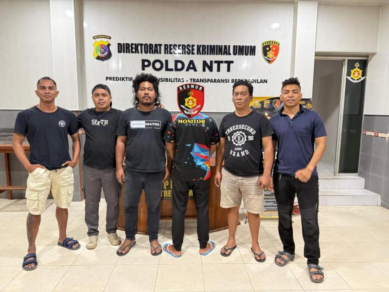 Calo tiket kapal diamankan tim Resmob Polda NTT pada Rabu (8/4/2026) 