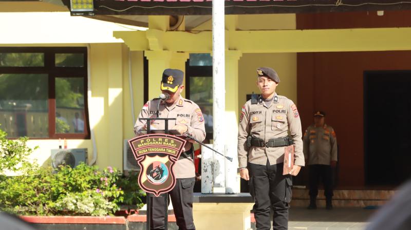 Kapolres Manggarai Barat, AKBP Christian Kadang. 