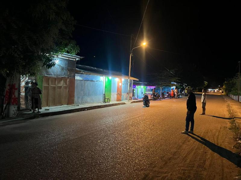 Aparat Polres Sabu Raijua saat turun ke TKP 