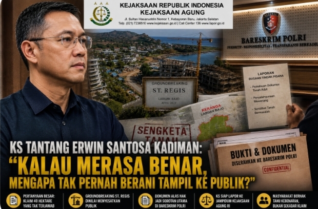 KS Tantang Erwin Santosa Kadiman Terkait Sengketa Lahan Keranga 