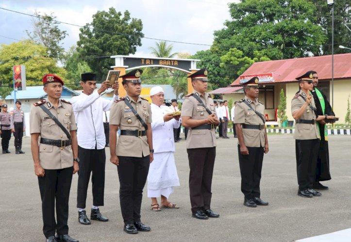 Pelantikan dan serah terima jabatan di Polres Sumba Timur, Rabu (3/6/2026) 