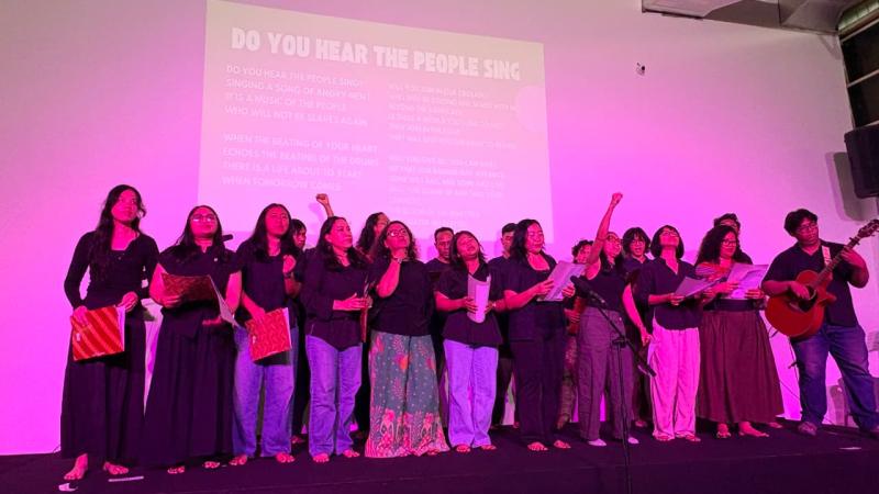 Kemeriahan HUT X Konde, sebagai media alternatif khusus perempuan di jakarta. 