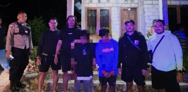 Tim URC Resmob Polres Rote Ndao mengamankan terduga pelaku pencabulan pada Minggu (7/6/2026) 