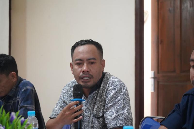 Gregorius J. Otto (Anggota Komisioner KPU Kab. Manggarai Barat. 