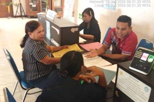 Situasi pendaftaran SPMB Kamis (18/6-2026) di SMPN 7 Kupang 