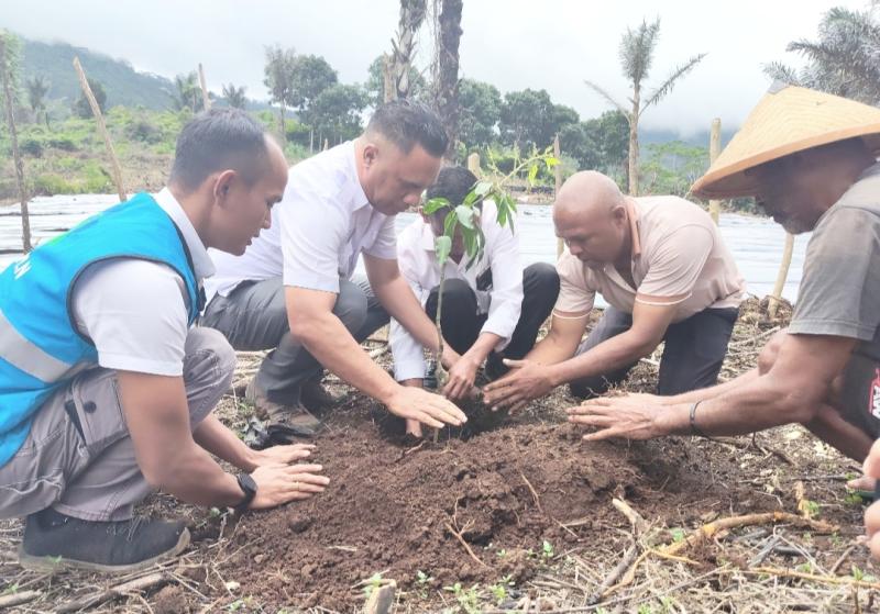 Program Agroforestri Hetero berupa penanaman bibit kopi, palawija, dan buah di Desa Wewo, Kecamatan Satar Mese, resmi dimulai secara simbolis pada Rabu (24/6/2026). 
