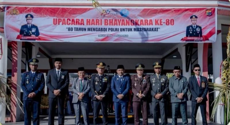 Sinergi Polres dan Pemda Manggarai pada HUT ke-80 Bhayangkara
