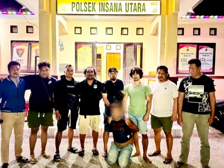  Pelaku pencurian dengan pemberatan saat diamankan polisi 