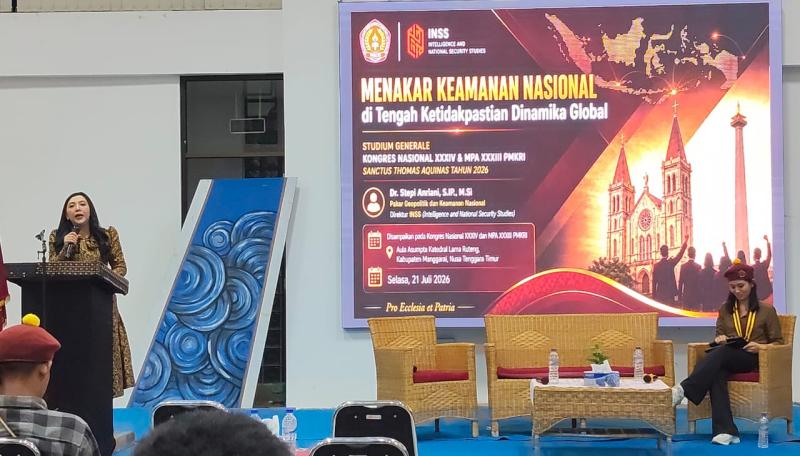 Seminar Kongres PMKRI XXXIV: Dr. Stepi Anriani Ingatkan Ancaman Hibrida dan Perang Informasi