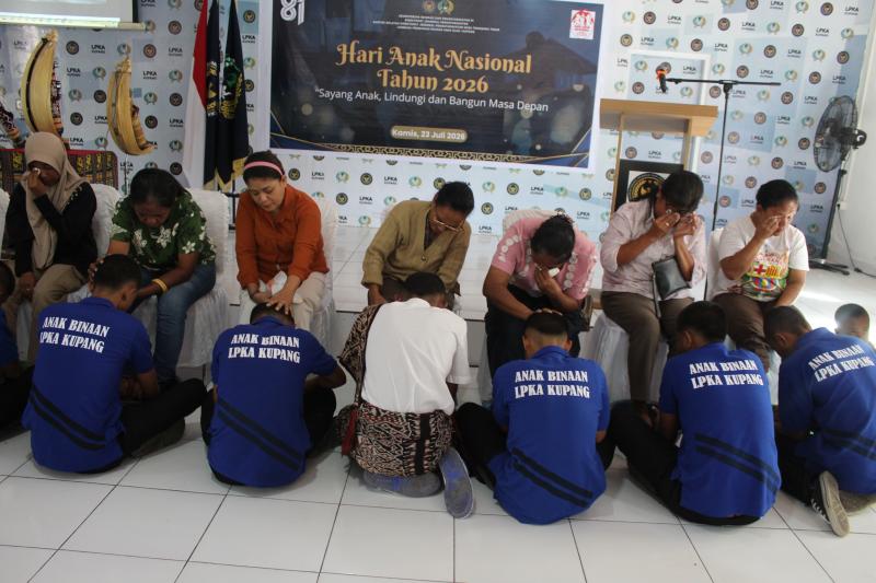 Peringati HAN di Kupang, 23 Anak di LP Anak Kupang Dapat Pengurangan Hukuman