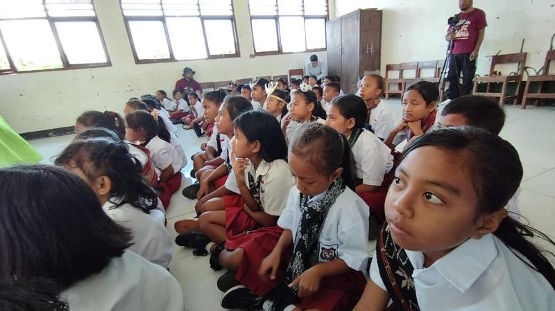 Bangun Generasi Antikorupsi, KPK Mengajar di SD Batu Esa-Kupang Barat