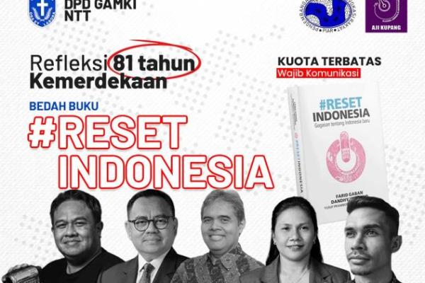 Momentum refleksi 81 tahun Kemerdekaan Republik Indonesia, DPD GAMKI NTT bersama PIAR NTT dan Aliansi Jurnalis Independen (AJI) Kupang akan menggela 