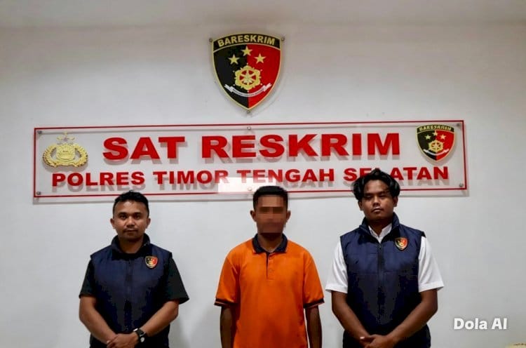 Polres TTS membongkar jaringan judol berkedok jualan ikan dengan menahan salah satu tersangkanya. 
