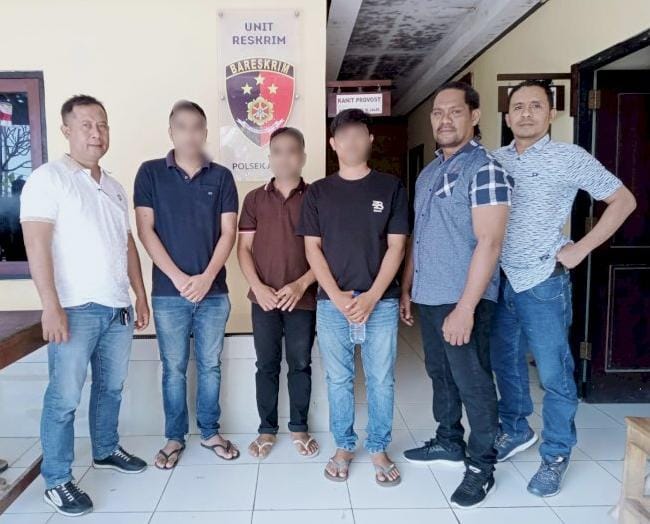 Penyidik Polsek Alak melimpahkan tiga pelaku pengeroyokan ke Kejaksaan     