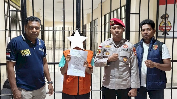 Tersangka kasus TPPO saat diamankan polisi 