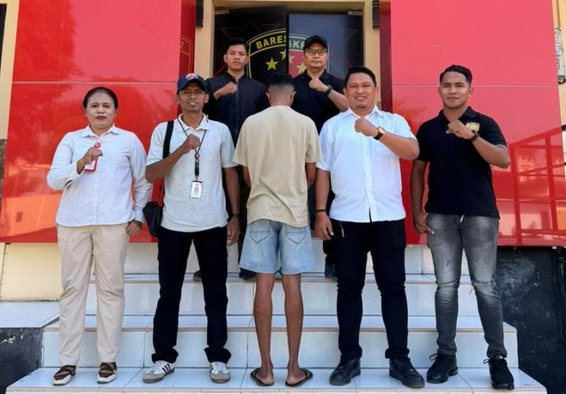 Pelaku KSBE di Kota Kupang saat diamankan aparat Ditres PPA dan PPO Polda NTT 